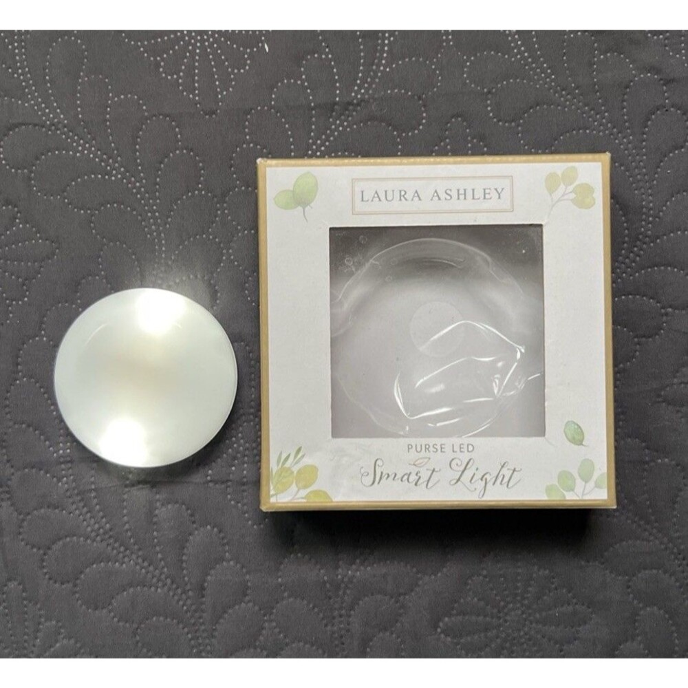 Laura Ashley Purse LED Smart Light Convenient Smart Sensor for Handbag NIB Gift - Picture 2 of 7